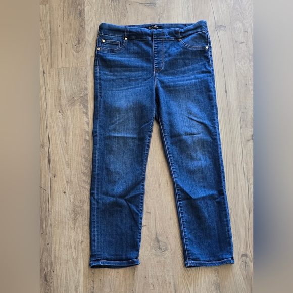 Liverpool Jeans Company Denim - Liverpool Jeans Company Dark Blue Ankle Jeans